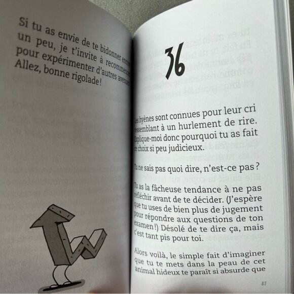 FRENCH Les heros de ma classe Book 3 Le fourire monstrueux de Mathieu - Picture 4 of 5